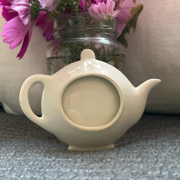 Vintage Tea Bag Caddy Holder / Hand Painted Ceramic Tea Bag Holder Trinket Dish. - Picture 4 of 12